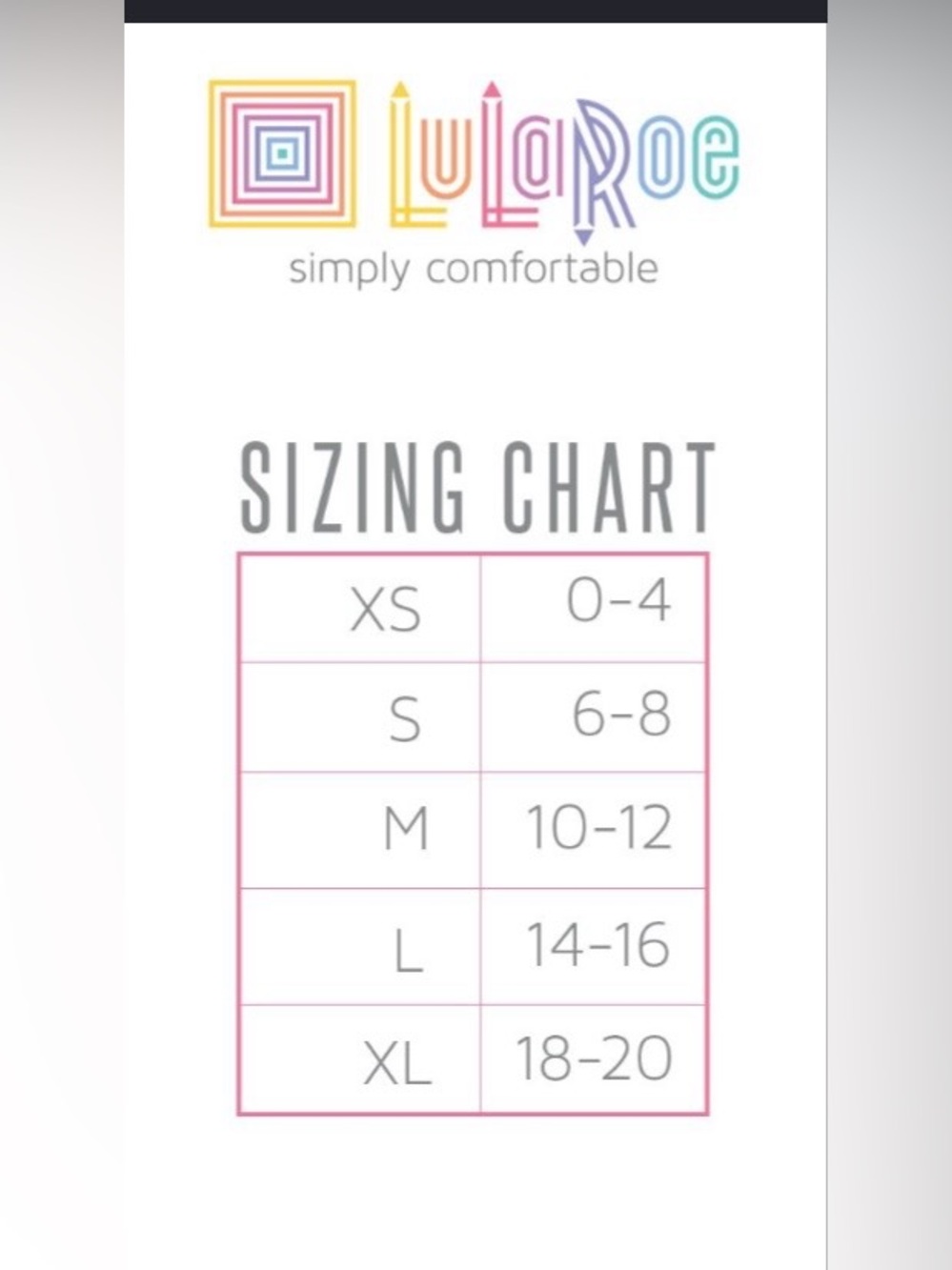 LuLaRoe Sarah - Picture 3 of 4
